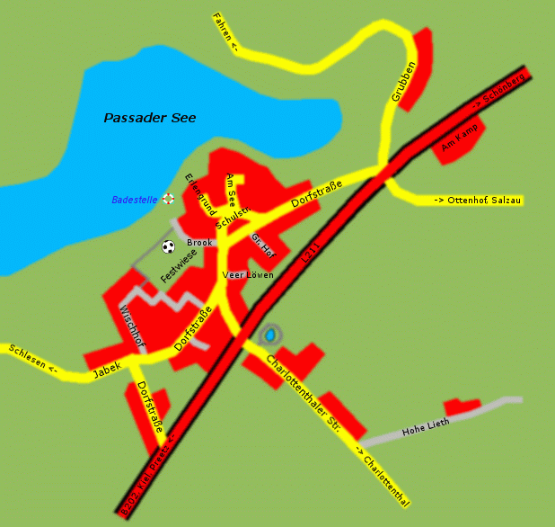 Stoltenberg Straßenplan